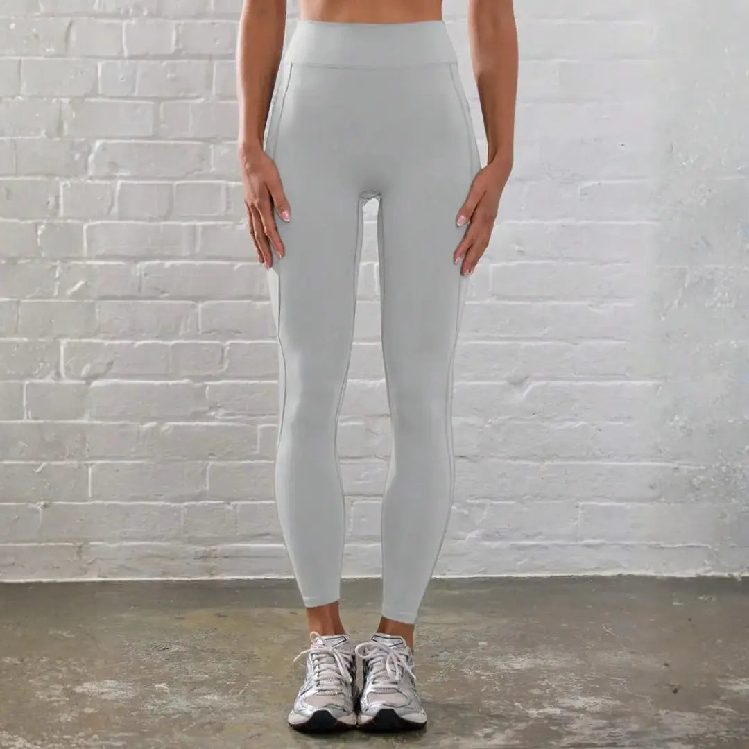 High-Waist Ribbed Contour Leggings