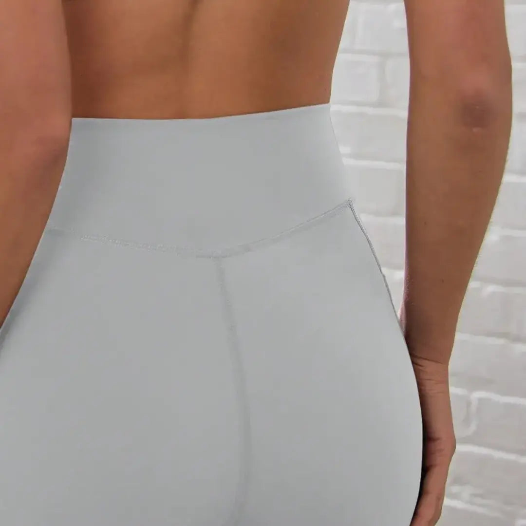 High-Waist Ribbed Contour Leggings