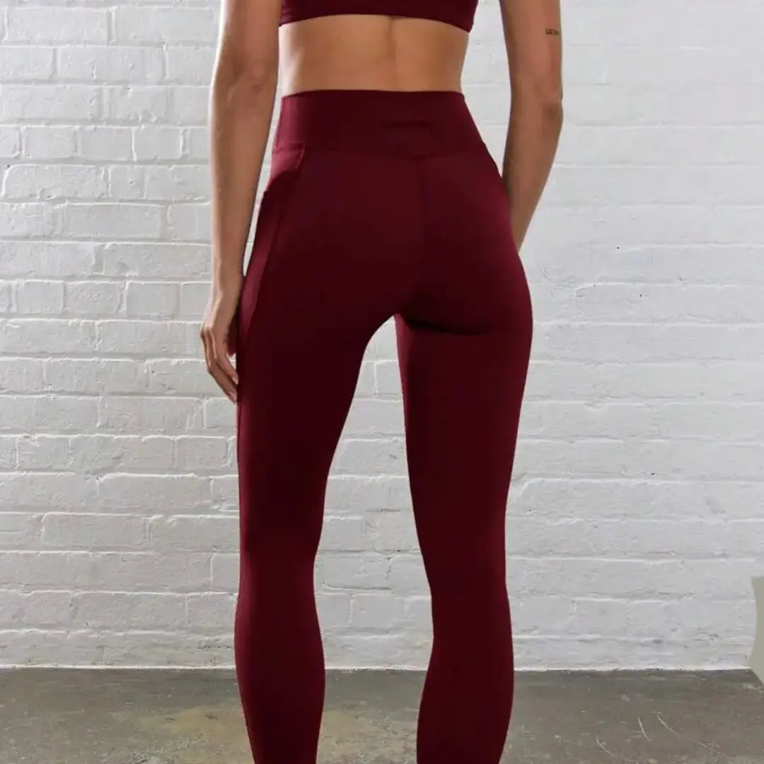 High-Waist Ribbed Contour Leggings