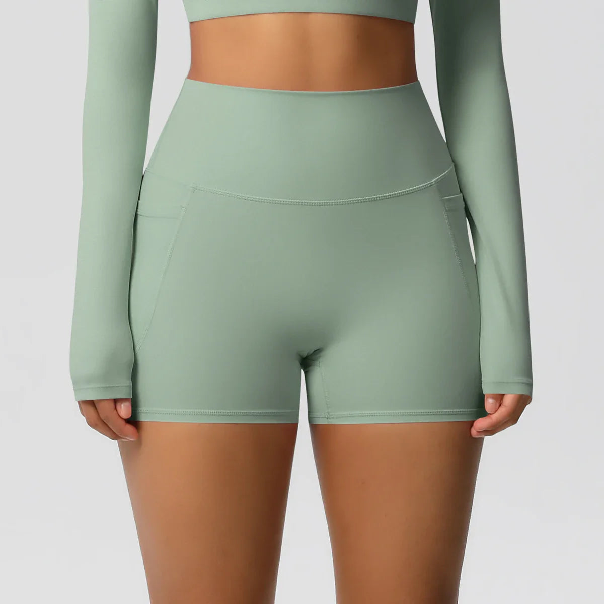High-Waisted Bike Shorts